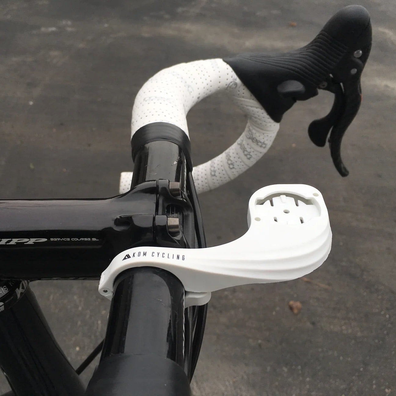 WAHOO KOM CYCLING GPS Stuurhouder Wit