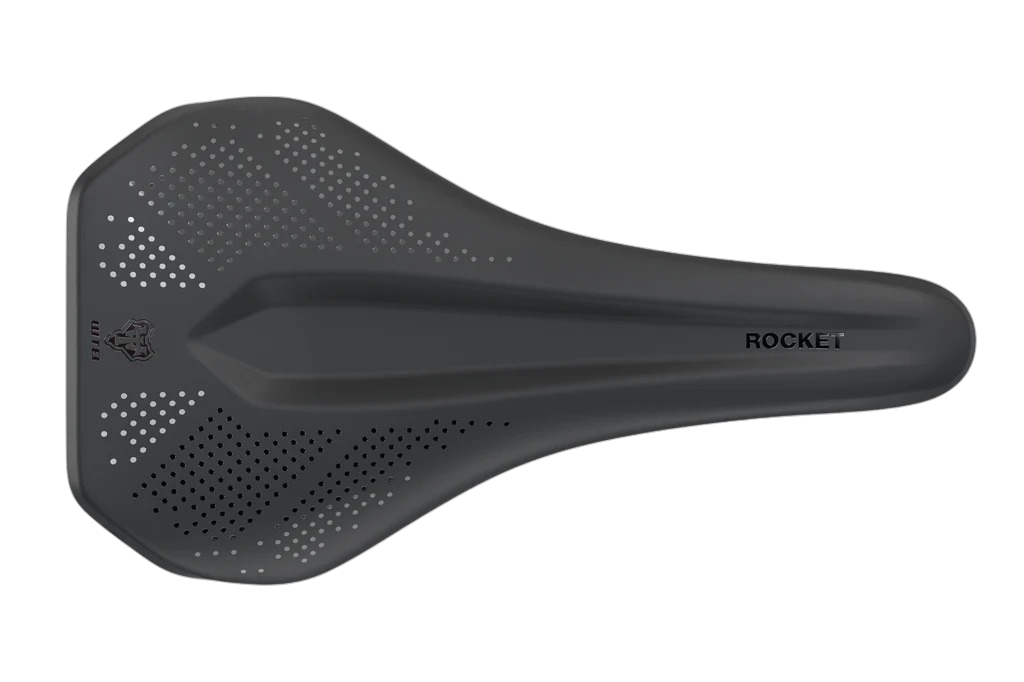 Selle WTB ROCKET FUSION Medium 145mm Rails Titane Noir