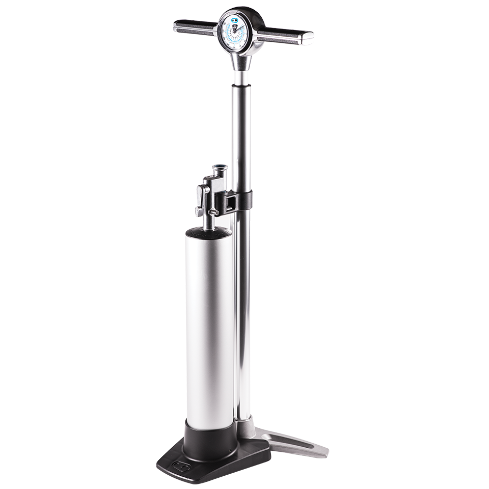 CRANKBROTHERS KLIC TUBELESS-vloerpomp met analoge manometer