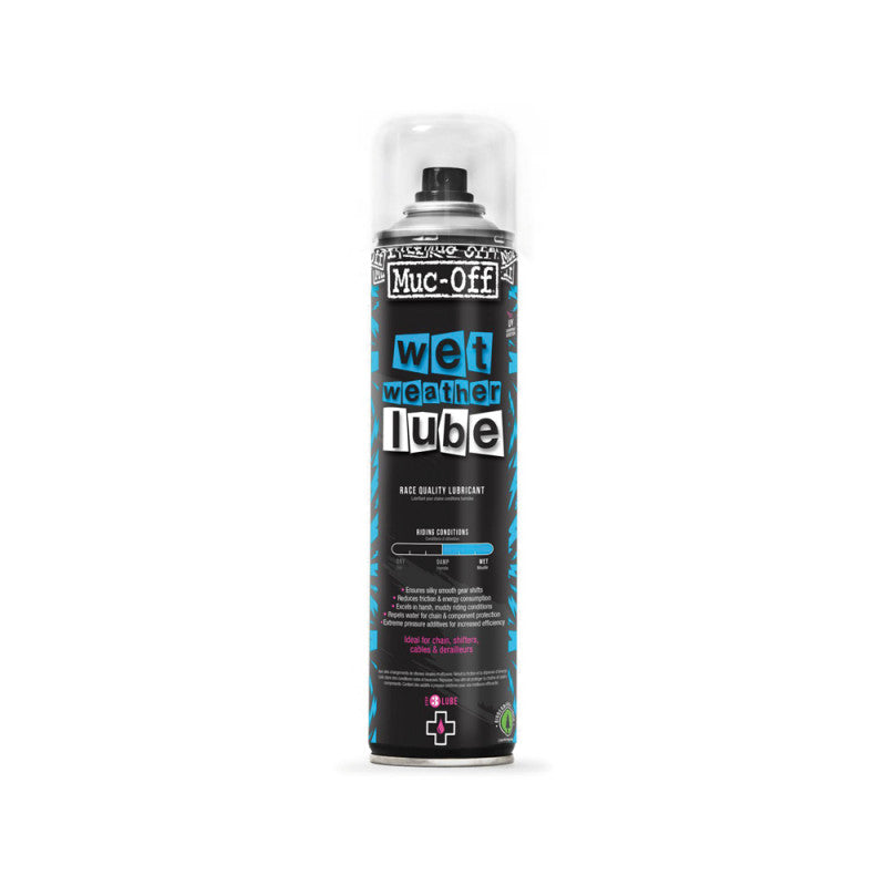 Allround kettingsmeermiddel in spray MUC-OFF WET WEATHER CHAIN LUBE (400 ml)