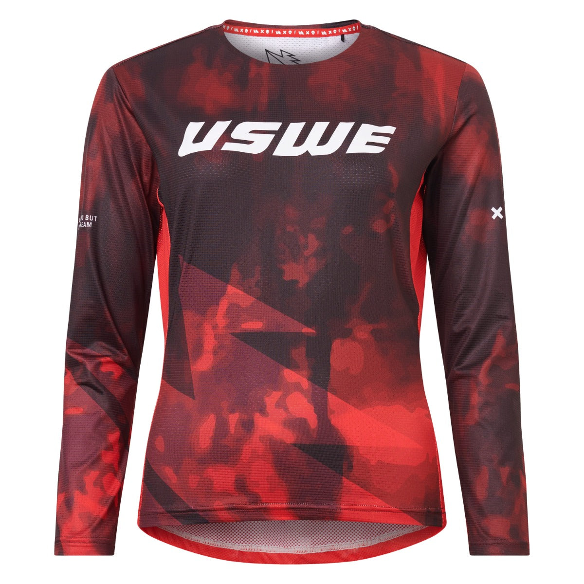 Dames USWE LUFTIG MTB Lange Mouw Trui Rood