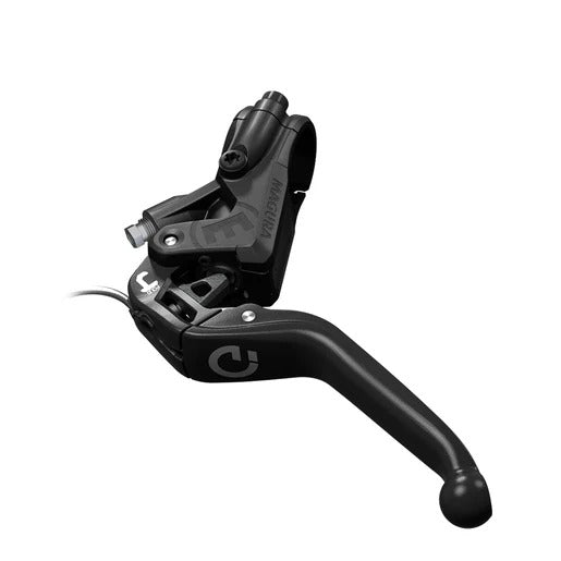 Complete MAGURA MT4e-remhendel met verbreekcontact, aluminium, 3 vingers, met bolvormig uiteinde