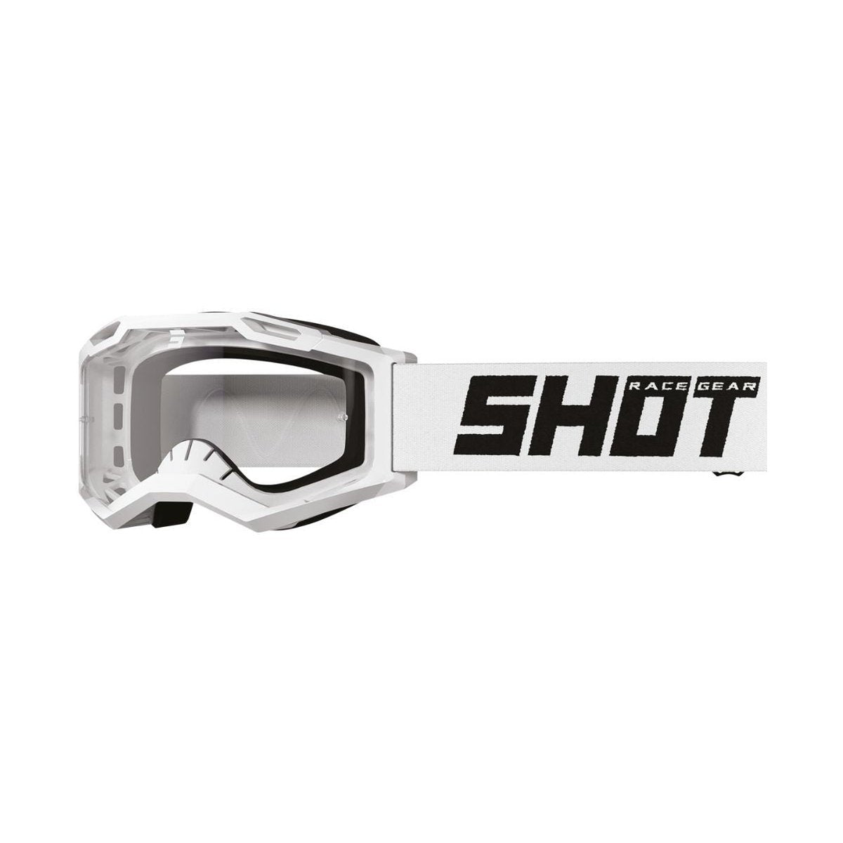 Shot Rocket Kid 2.0 glanzend wit masker
