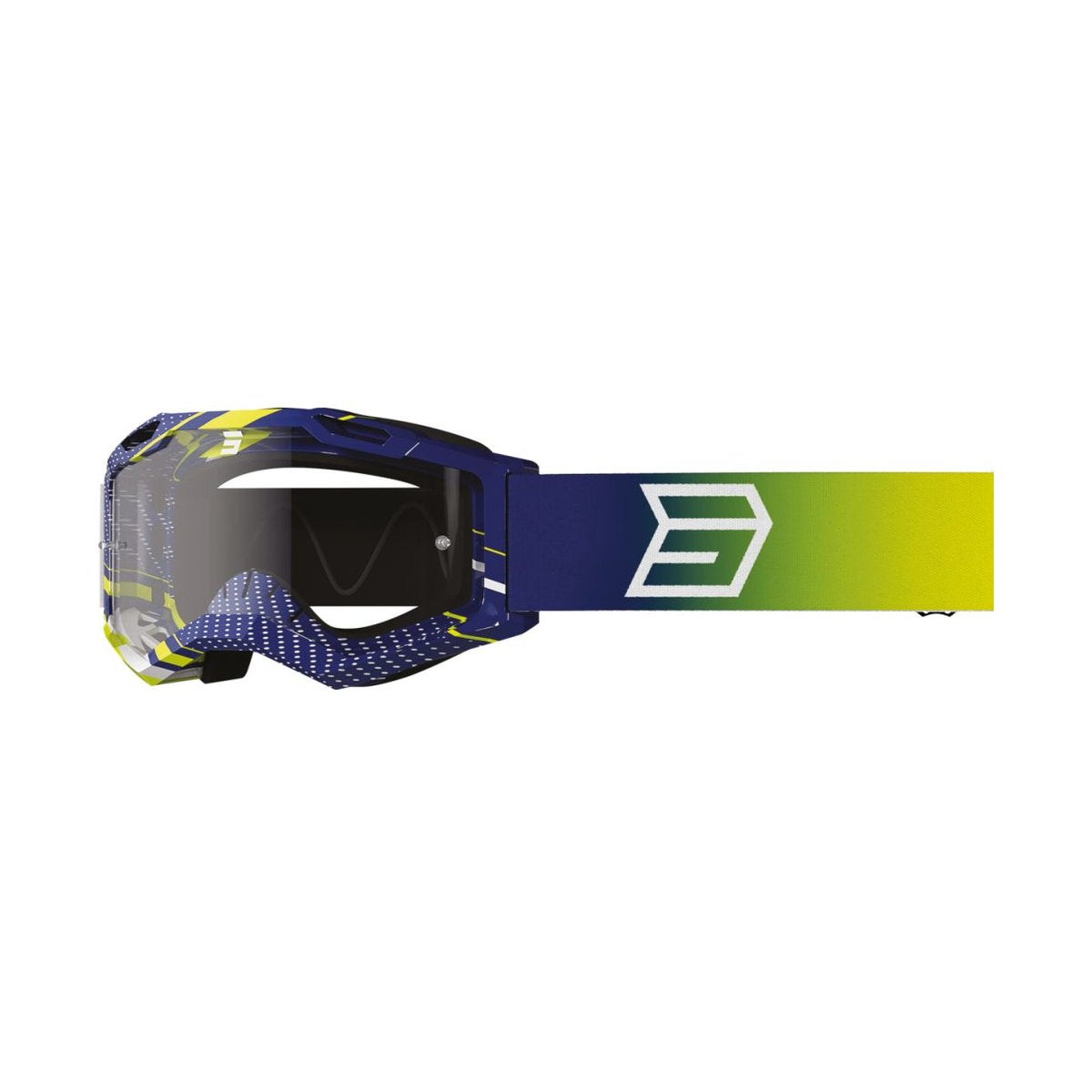 Shot Rocket Kid 2.0 Drop Navy glanzende bril