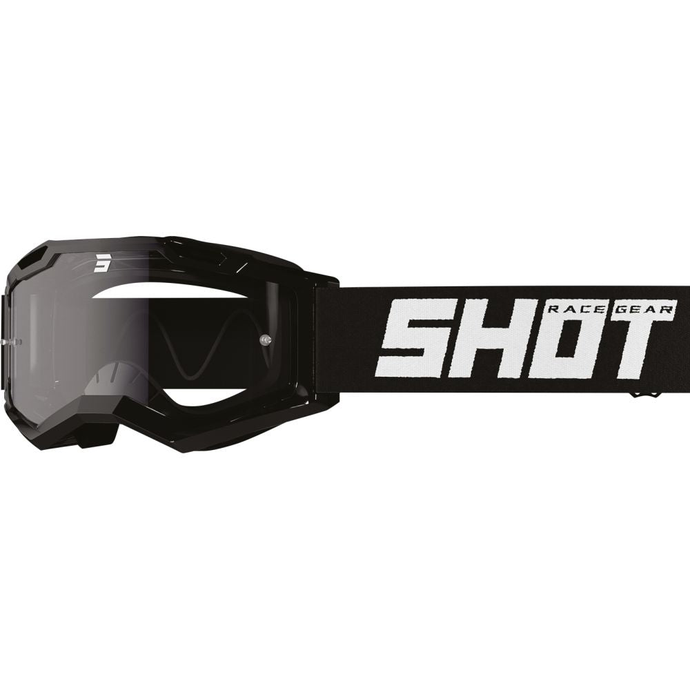 SHOT Rocket Kid 2.0 Solid crossbril, glanzend zwart