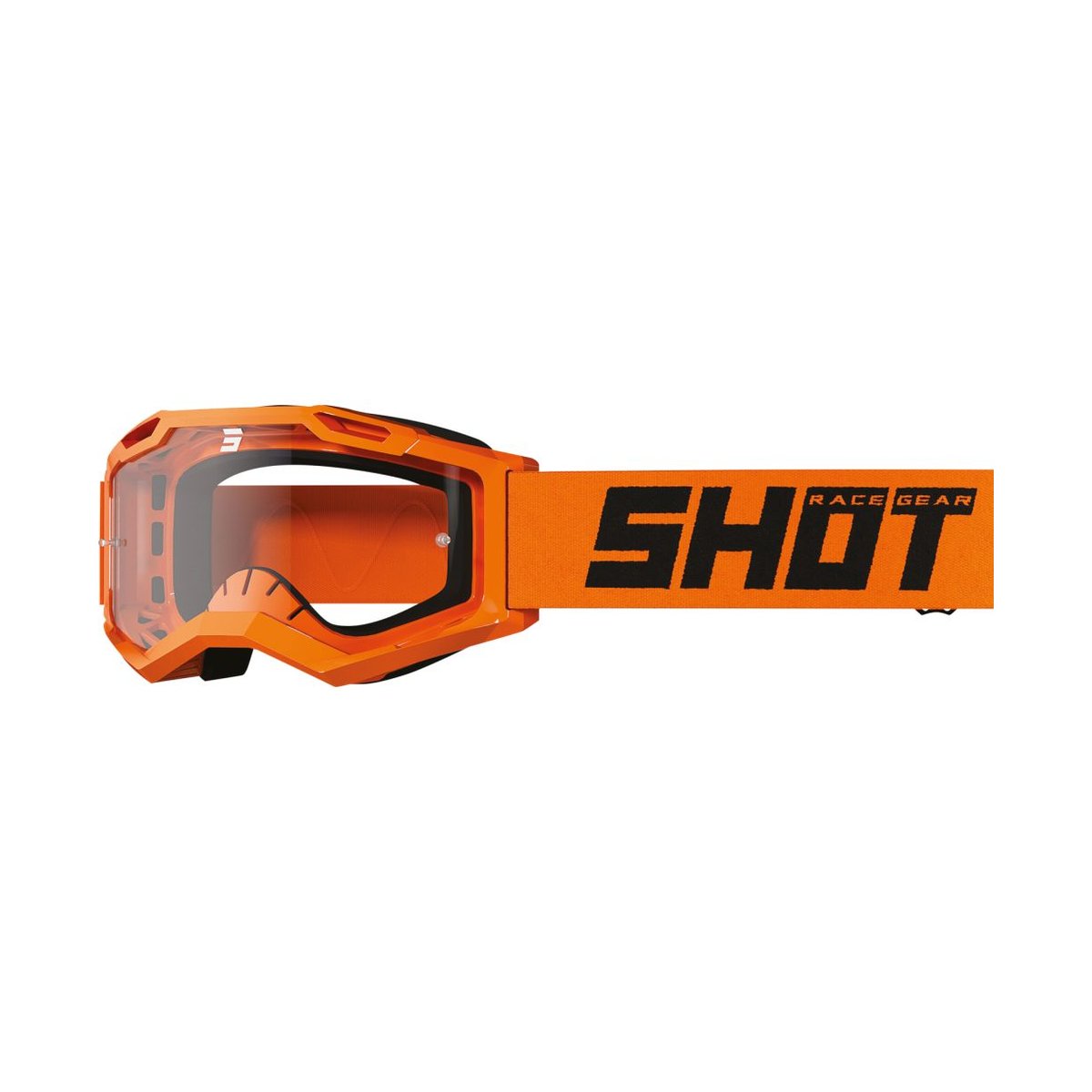 Shot Rocket Kid 2.0 Solid masker neonoranje glanzend