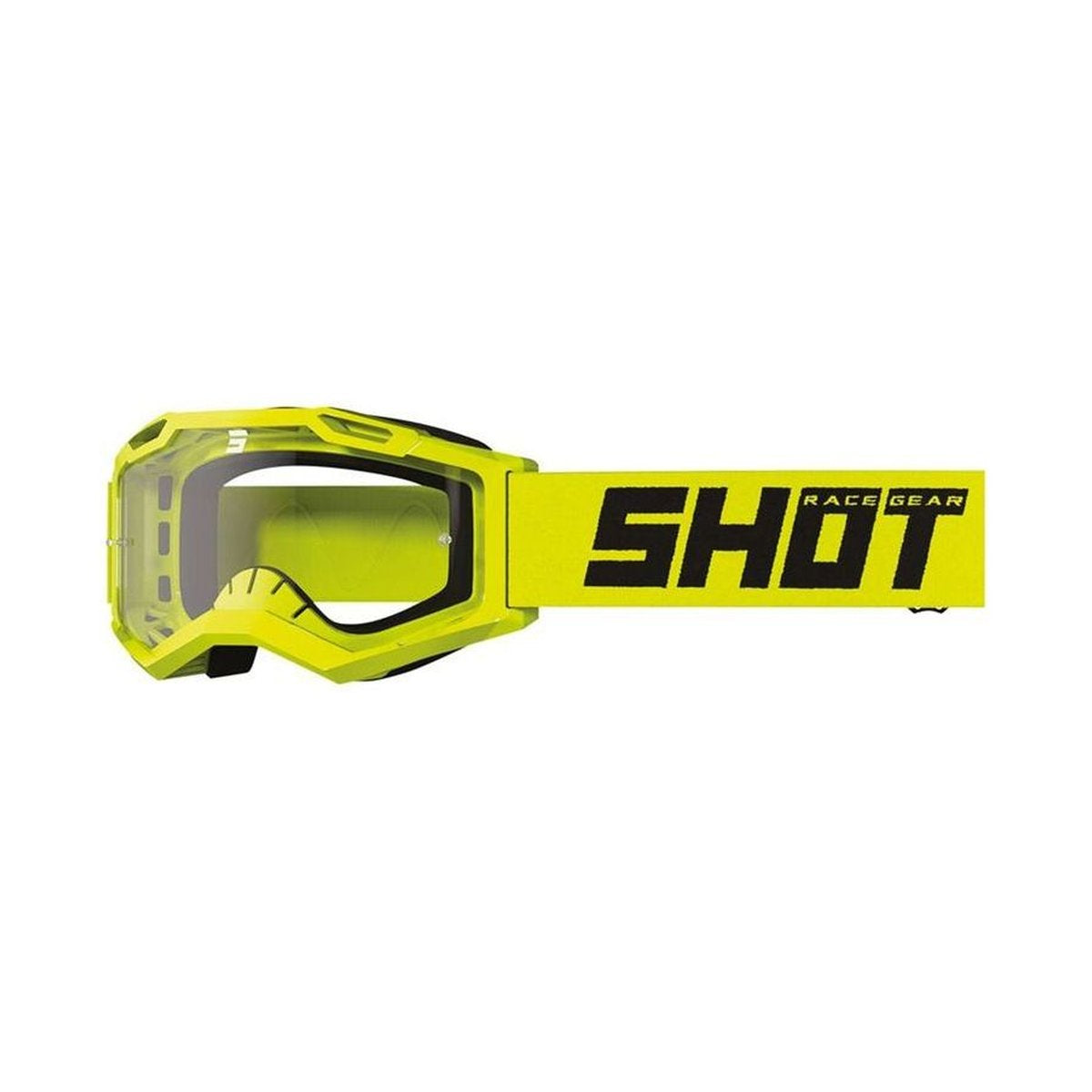 Shot Rocket Kid 2.0 Solid masker neongeel glanzend