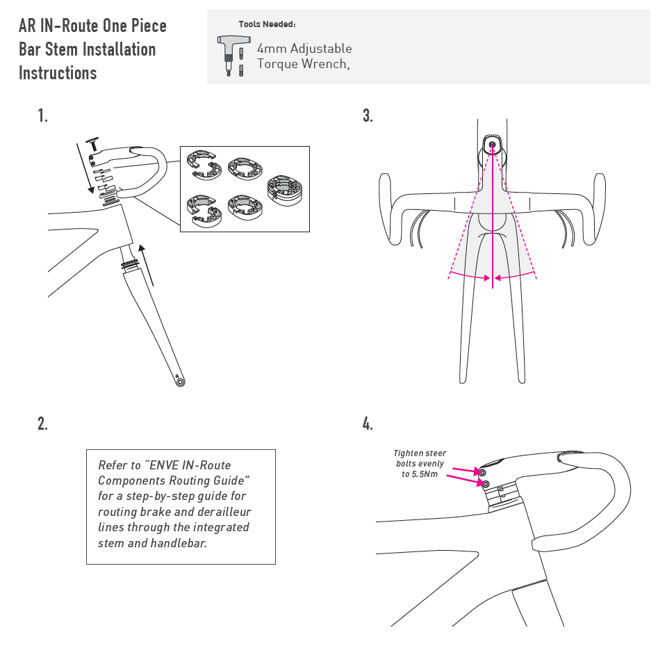 ENVE SES AR Geïntegreerd stuur