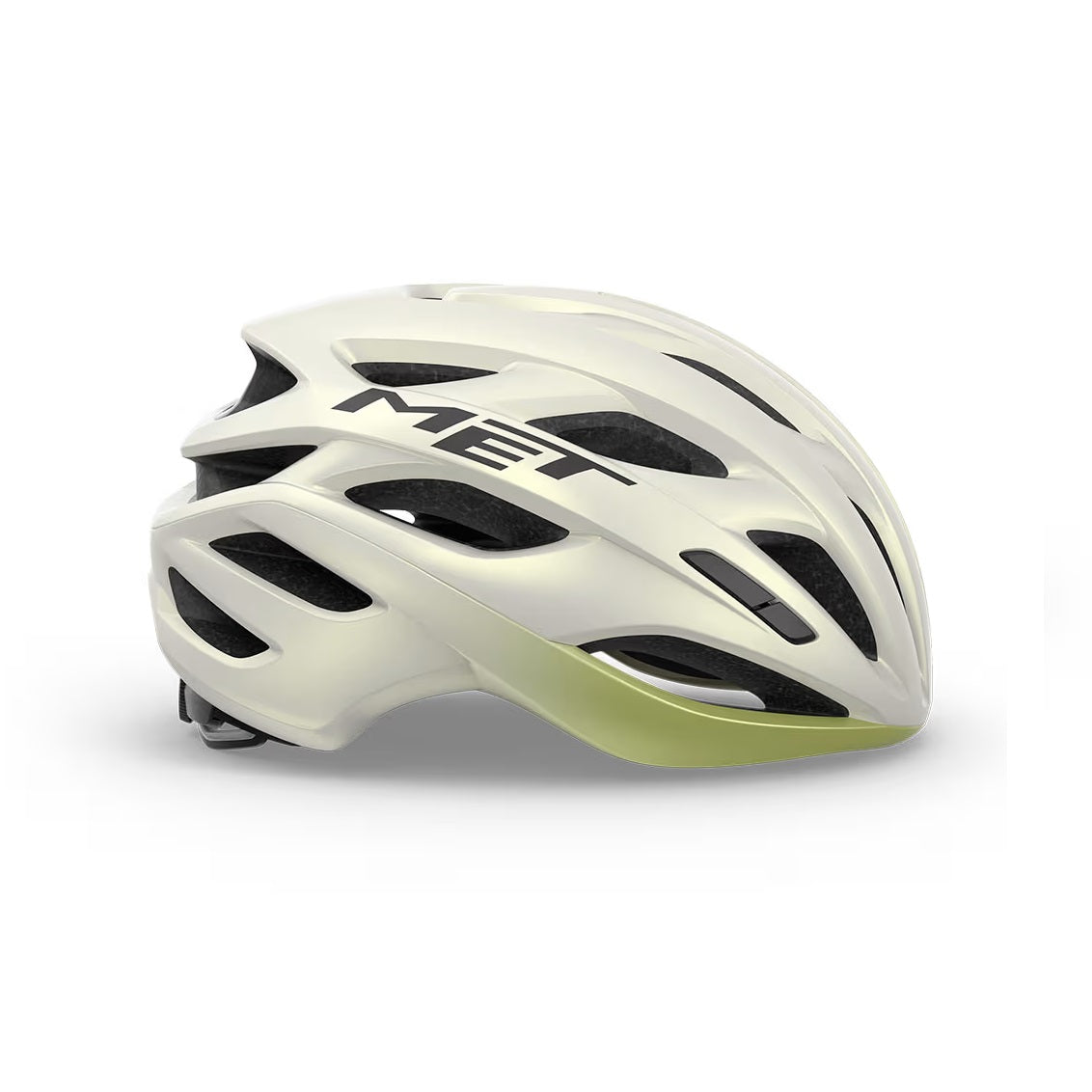 MET ESTRO MIPS Road Helm Wit/Geel 2025