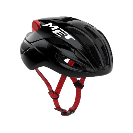 MET RIVALE MIPS Road Helm Zwart/Rood