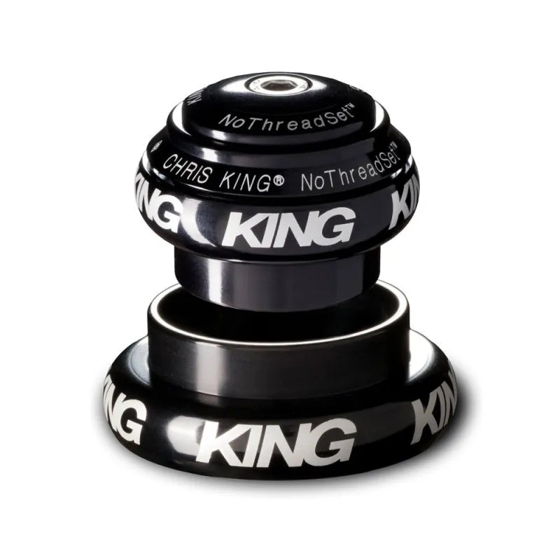 CHRIS KING NIET-HREADSET 1-1/2" extern balhoofd EC34/EC44 zwart
