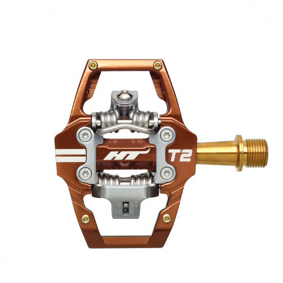 HT COMPONENTS T2 Titanium Bronze pedalen