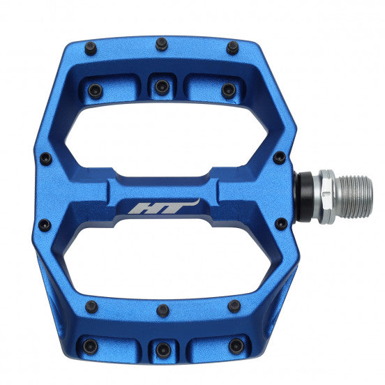 HT COMPONENTS Spider AF03 Blue platte pedalen