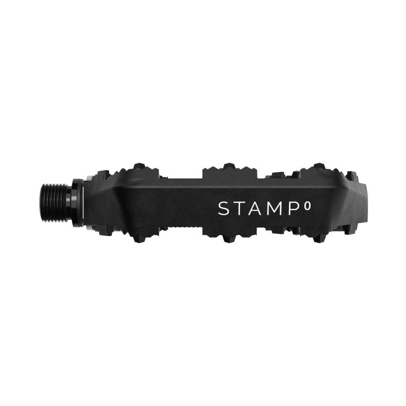 CRANKBROTHERS STAMP 0 Breed Vlakke Pedalen Zwart