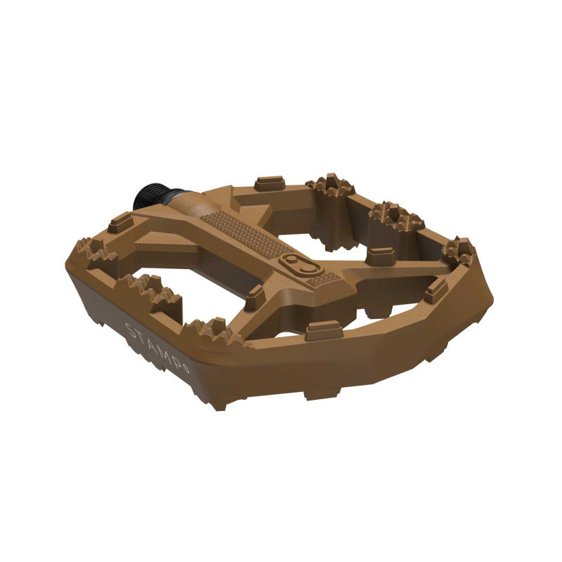 Platte pedalen CRANKBROTHERS STAMP 0 Klein Bruin