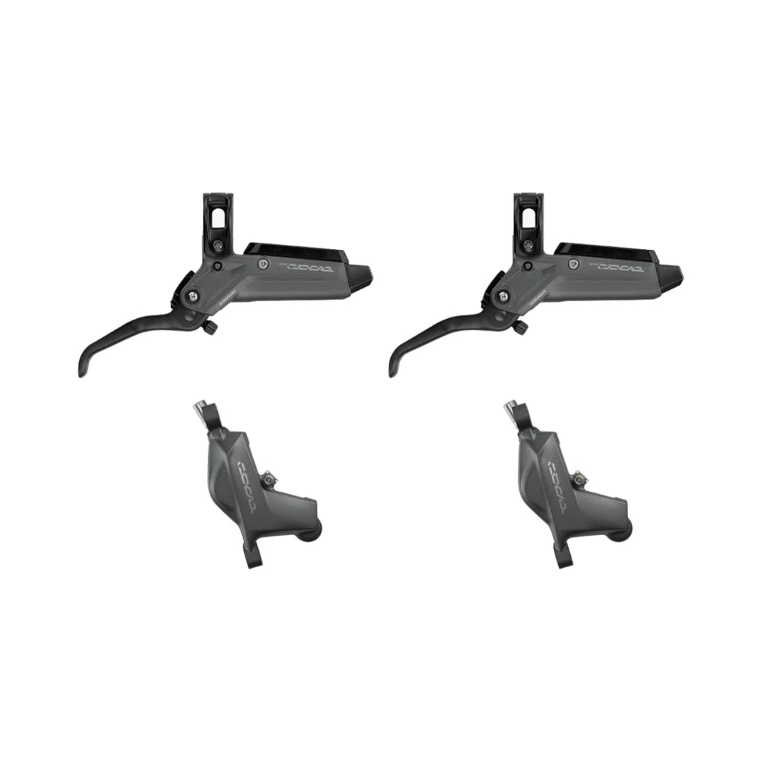 Paar SRAM Code BRONZE STEALTH grijze remmen
