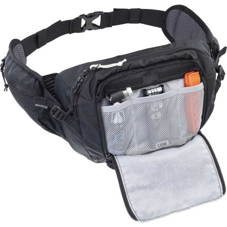EVOC HIP PACK 3 L + 1,5 L Waterzak Zwart