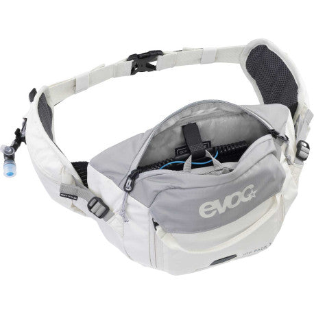 EVOC HIP PACK 3 L + 1,5 L Waterzak Grijs