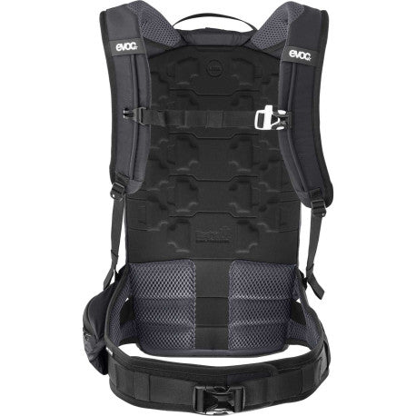 Rugzak met rugpand EVOC Trail PRO BLACKLINE 10 L Zwart