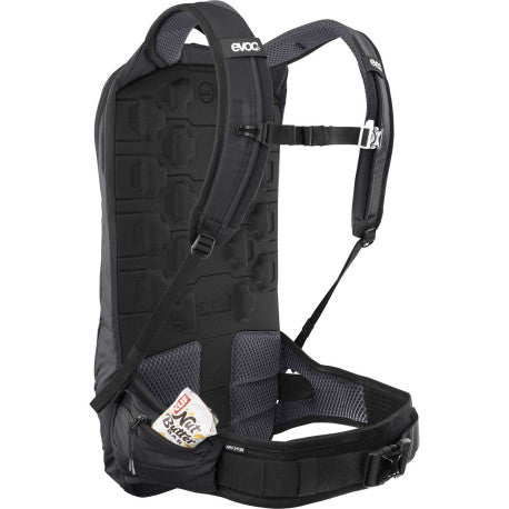 Rugzak met rugpand EVOC Trail PRO BLACKLINE 10 L Zwart