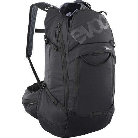 Rugzak met rugpand EVOC Trail PRO BLACKLINE 26 L Zwart