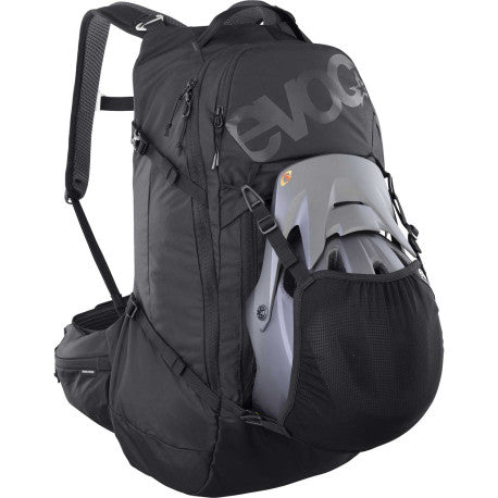 Rugzak met rugpand EVOC Trail PRO BLACKLINE 26 L Zwart