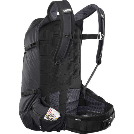 Rugzak met rugpand EVOC Trail PRO BLACKLINE 26 L Zwart