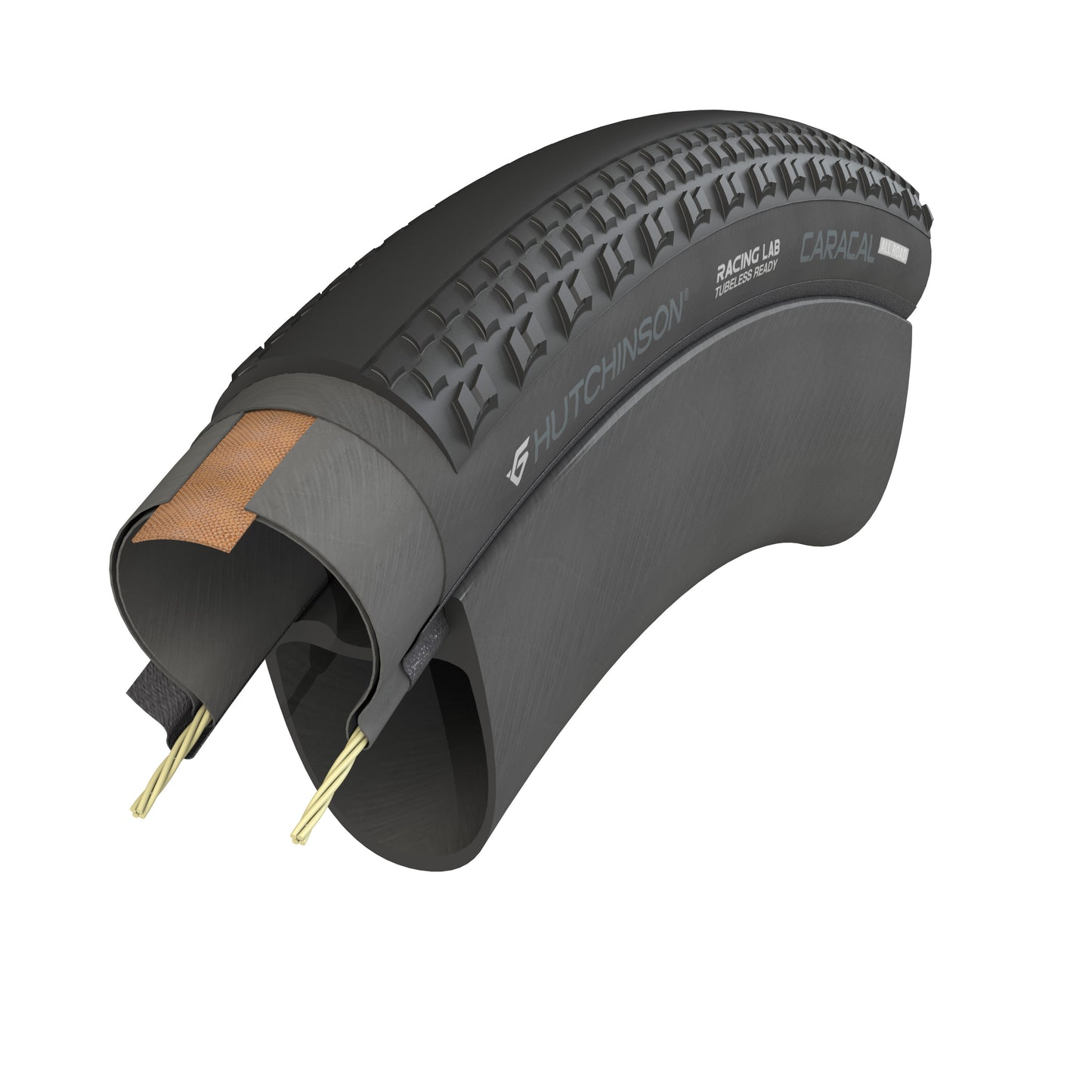 HUTCHINSON CARACAL ALLROAD 700x35 Tubeless Ready Zwart - embargo 11 april