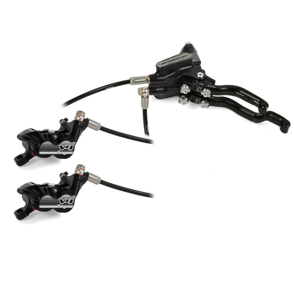 HOPE TECH 3 V4 DUO Dubbele Linker Rem Zwart