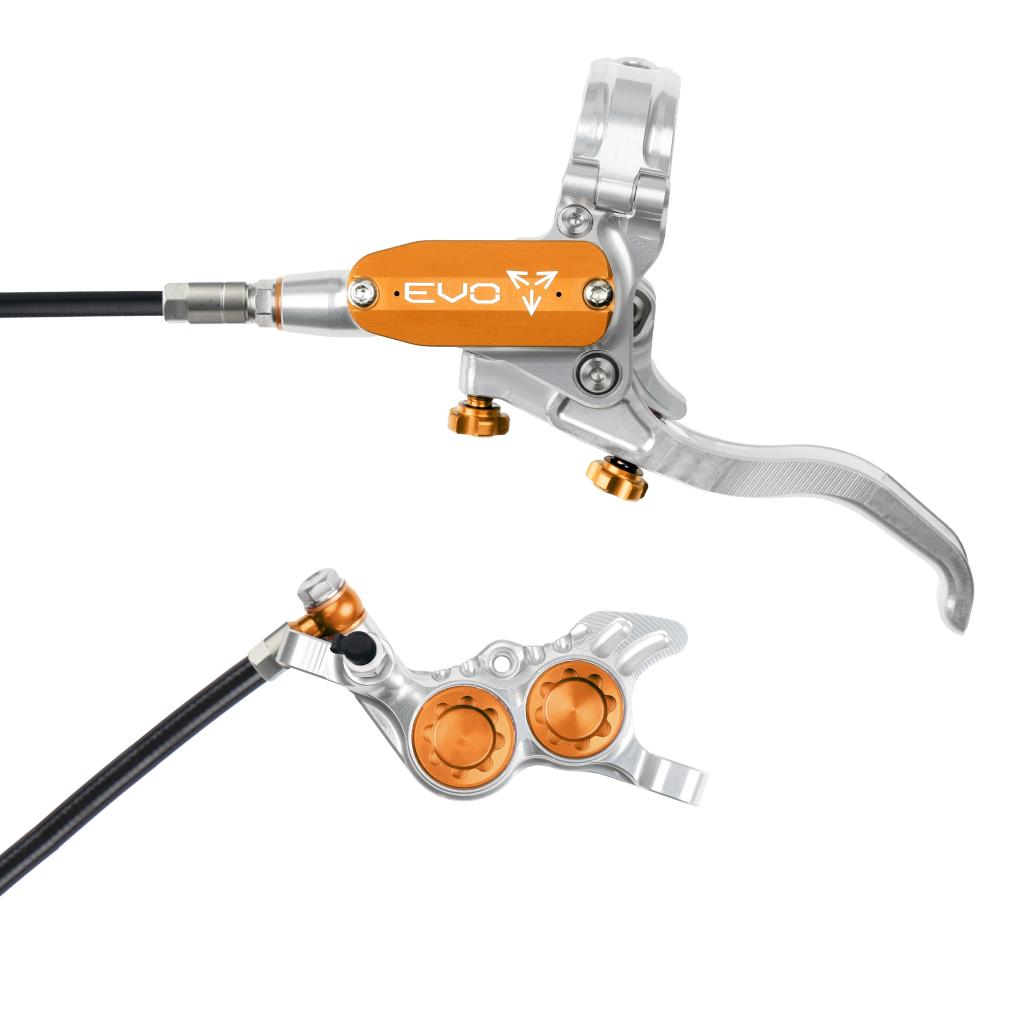 HOPE TECH 4 EVO GR4 voorrem Zilver/Oranje