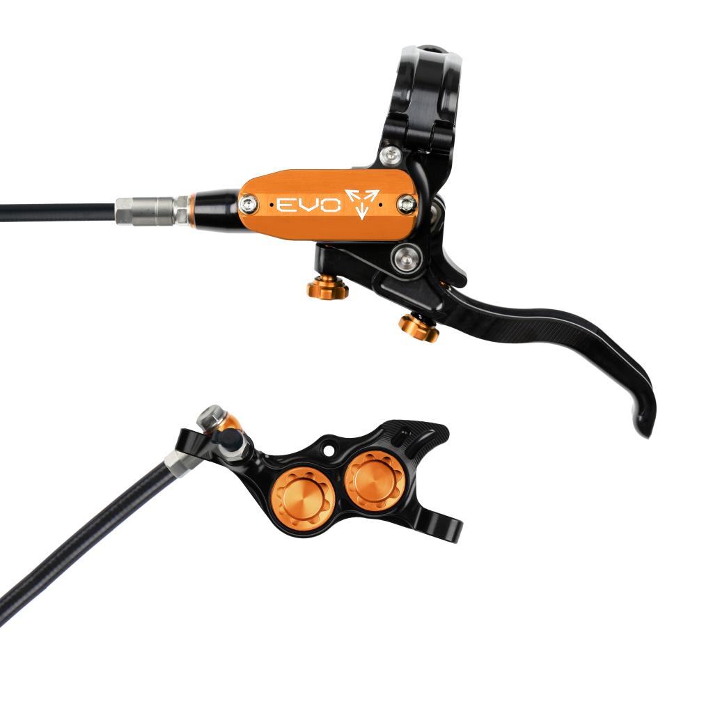 HOPE TECH 4 EVO TR4 voorrem Zwart/Oranje
