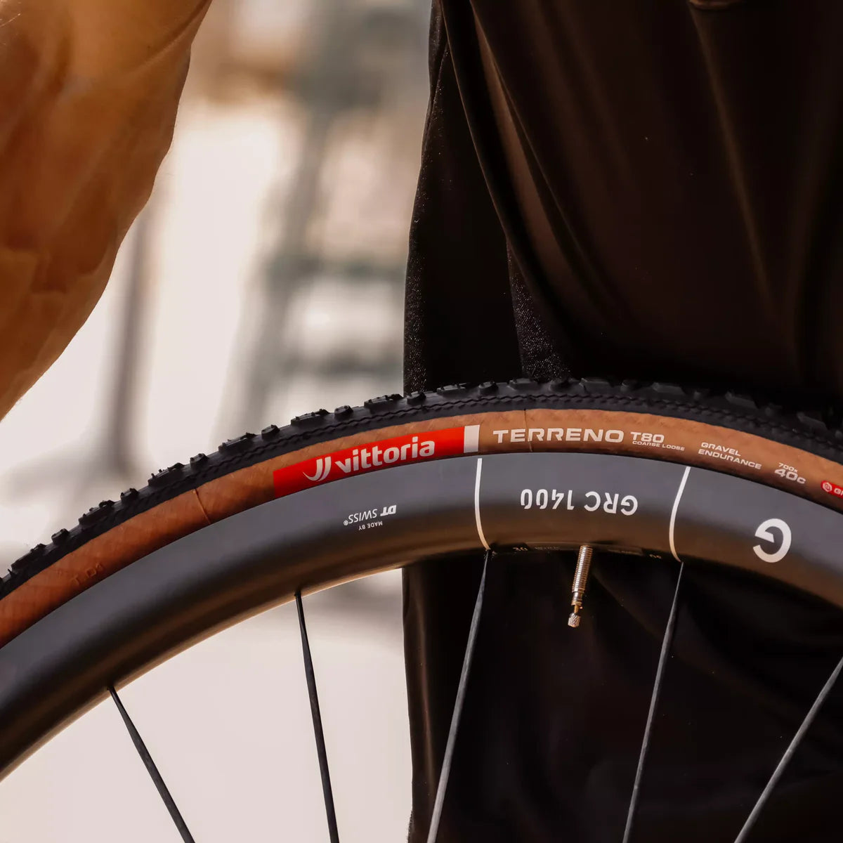 VITTORIA Terreno T80 grove los 700x45c Gravel Endurance G2.0 Tubeless Ready Zacht Beige Q2 2025 band
