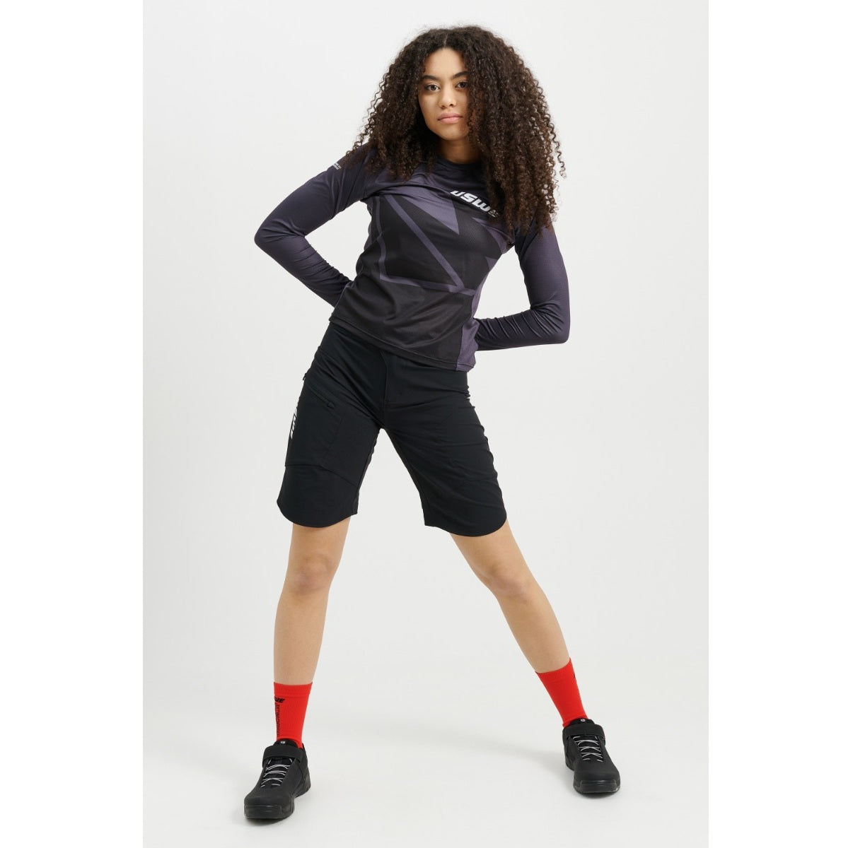 Short USWE SKRUBB Femme Noir