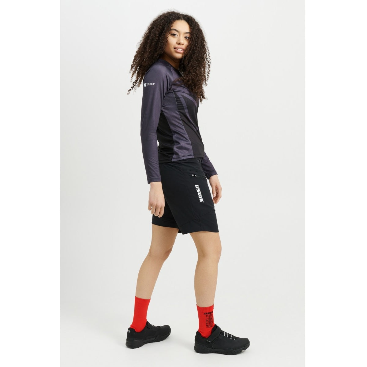 Short USWE SKRUBB Femme Noir