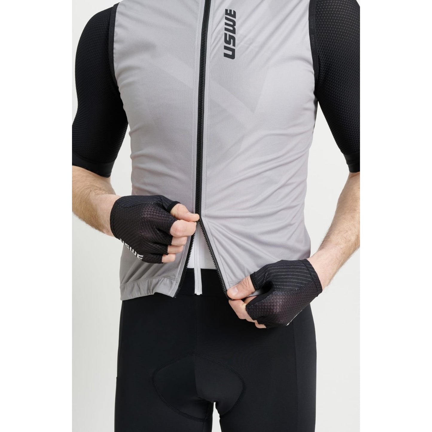 USWE WIND GRAVEL Mouwloze Jas Grijs