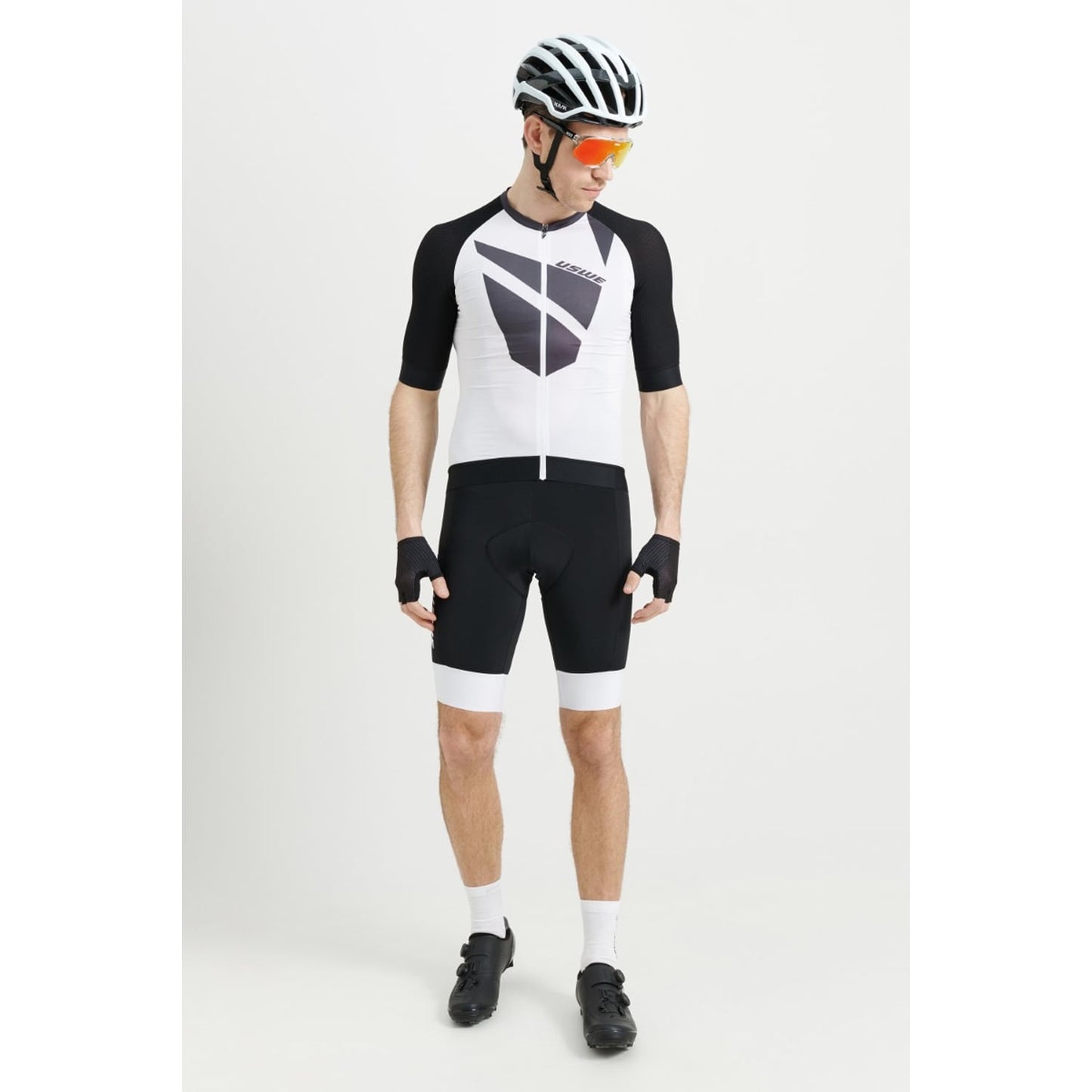 Maillot Manches Courtes USWE SKARP GRAVEL Blanc
