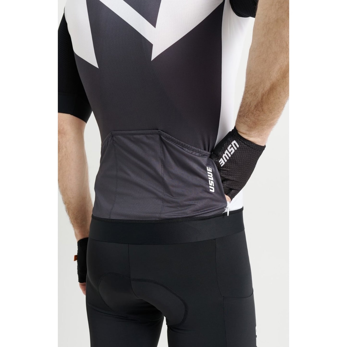 Maillot Manches Courtes USWE SKARP GRAVEL Blanc