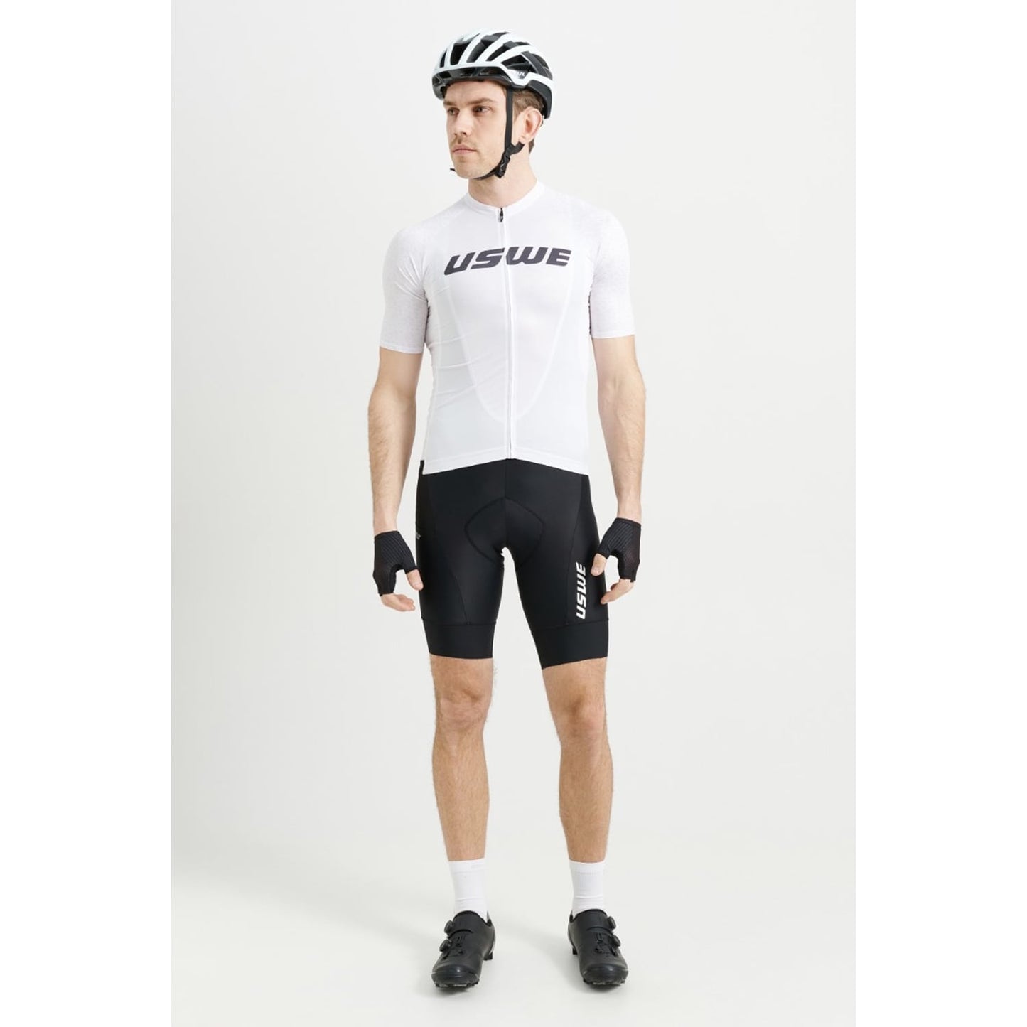 Maillot Manches Courtes USWE GRUS GRAVEL Blanc