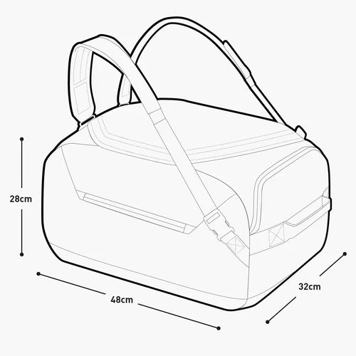 EVOC DUFFLE reistas 40 L zwart