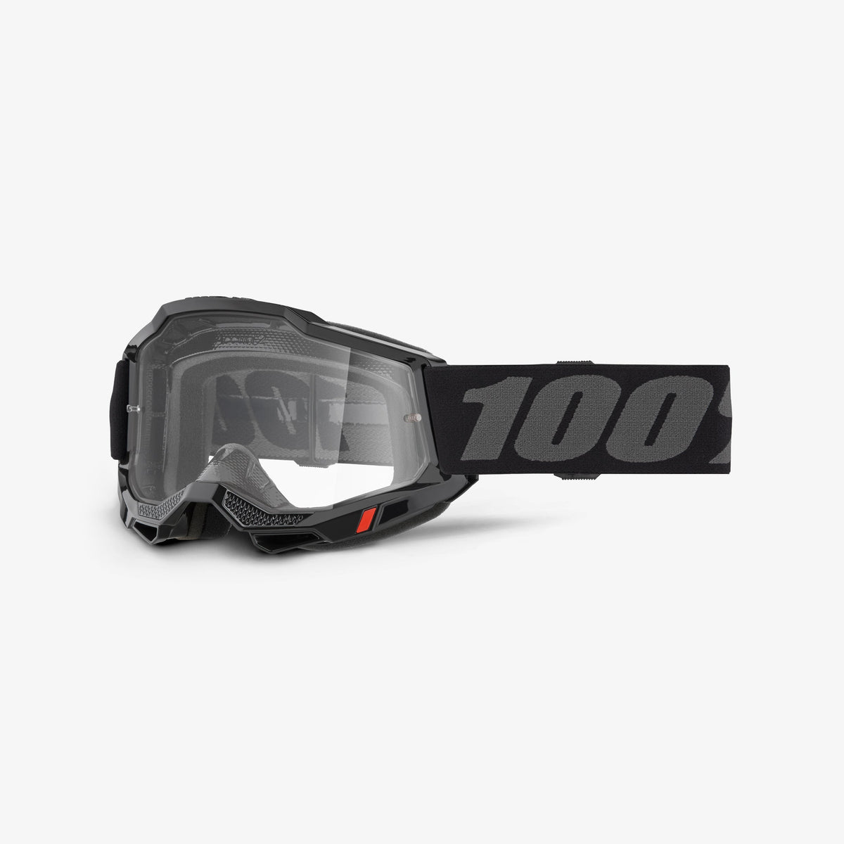 100% ACCURI 2 crossbril zwart/grijs met heldere lens