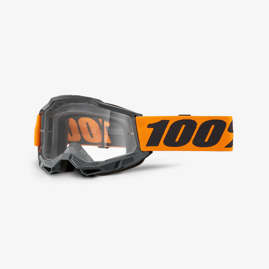 ACCURI 2 100% Masker Grijs/Oranje Helder Scherm