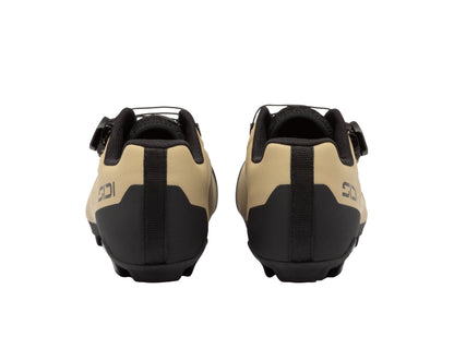 XC gravel schoenen Sidi Liinea dark sand, achteraanzicht van de hielversteviging
