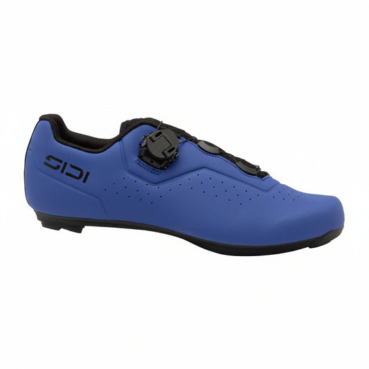 Sidi Prima 2 blauwe wegschoenen, buitenste profielaanzicht