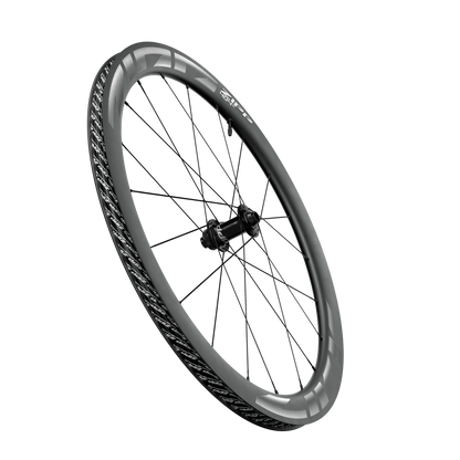 Wielpaar ZIPP 404 S A1 Tubeless Ready (Center Lock) Zwart/Grijs