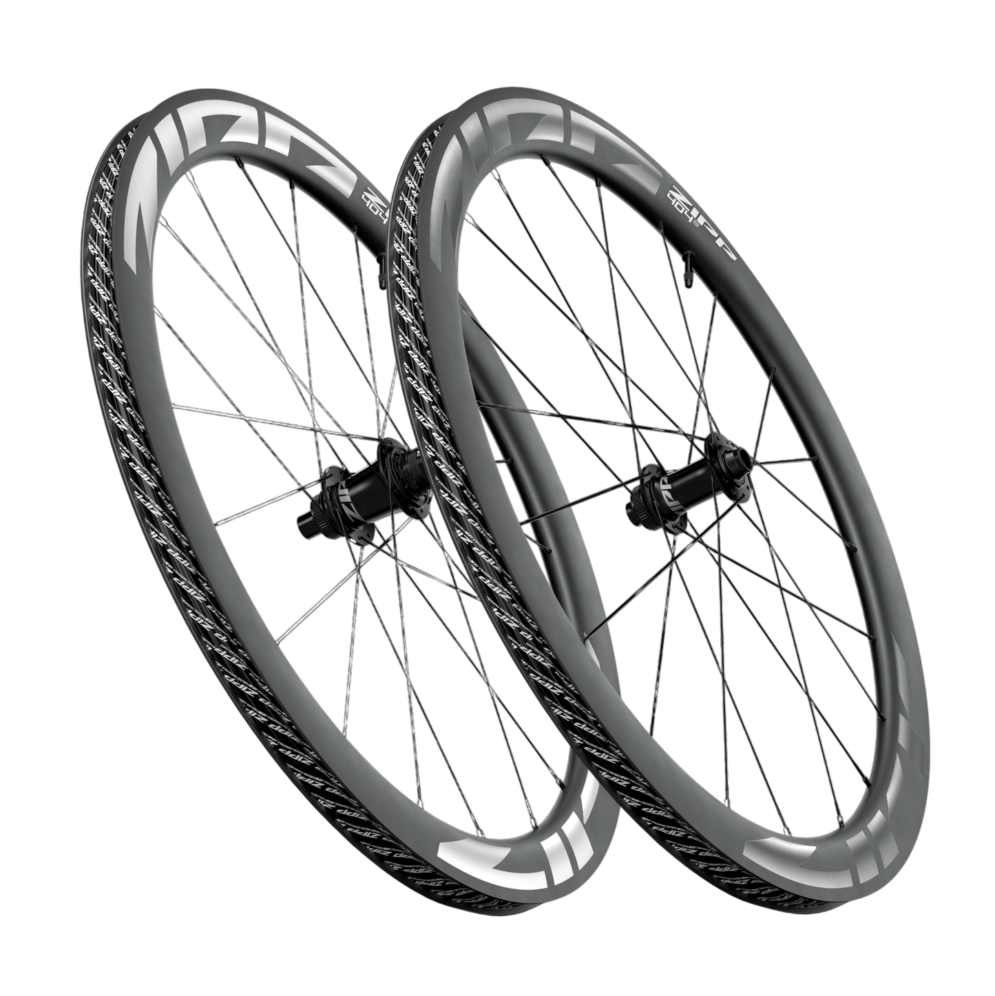 Paar ZIPP 404 A1 wielen zwart