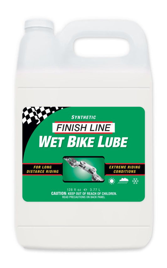 Lubrifiant pour Chaîne FINISH LINE WET LUBE- Conditions Extrêmes (3.77L)