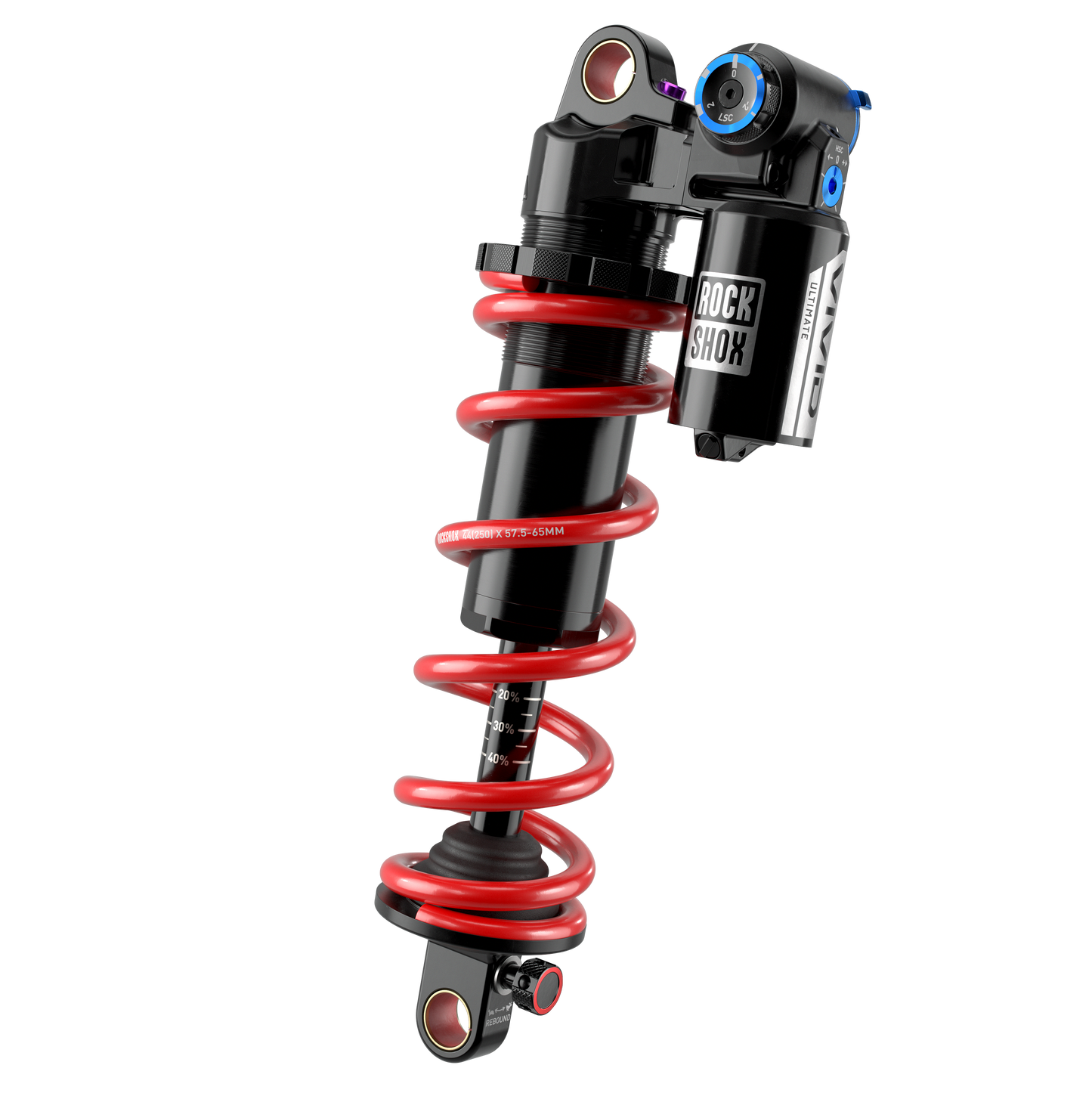 ROCKSHOX VIVID COIL ULTIMATE RC2T D1 Standaard schokdemper veer voor SantaCruz Bronson 4 2022-2024