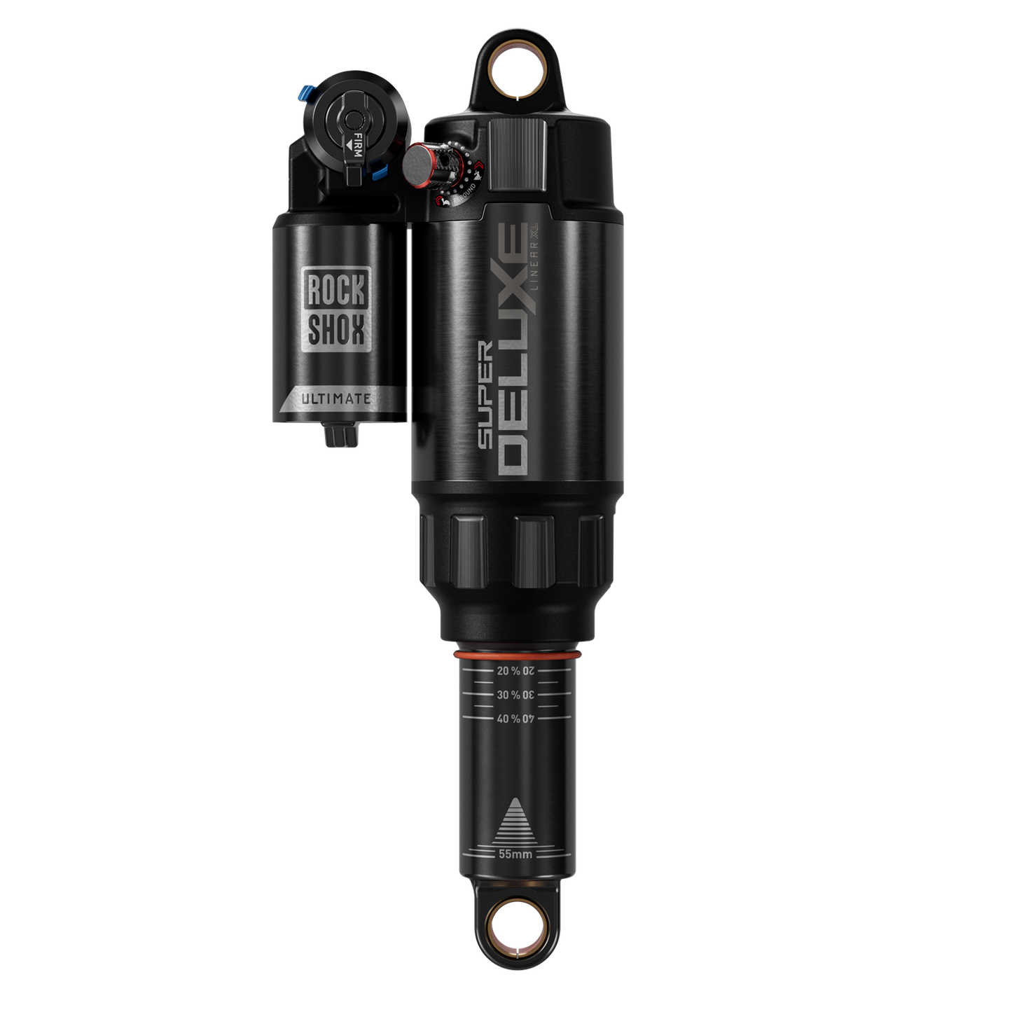 RS Super Deluxe Ultimate RC2T - 230x57.5 Lineair XL Air, Token Loc 2, Reb55/Comp30, Lockout45, HB, Std Std(10x54,10x40)D1 SantaCruzHightower4(2025+)