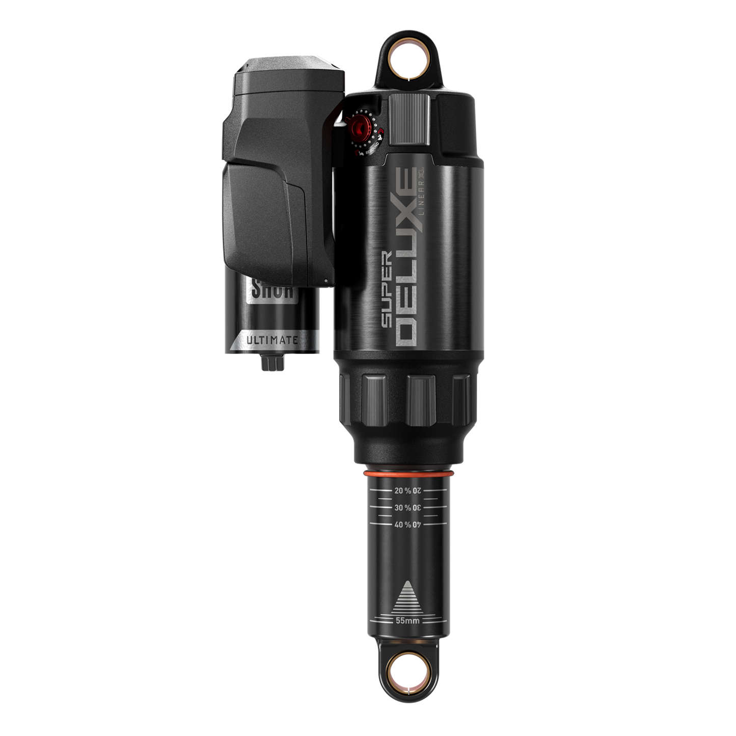 ROCKSHOX SUPER DELUXE ULTIMATE FLIGHT ATTENDANT RC3 HBO LINEAR XL D1 schokdemper voor Trek Slash 2023+Gen6