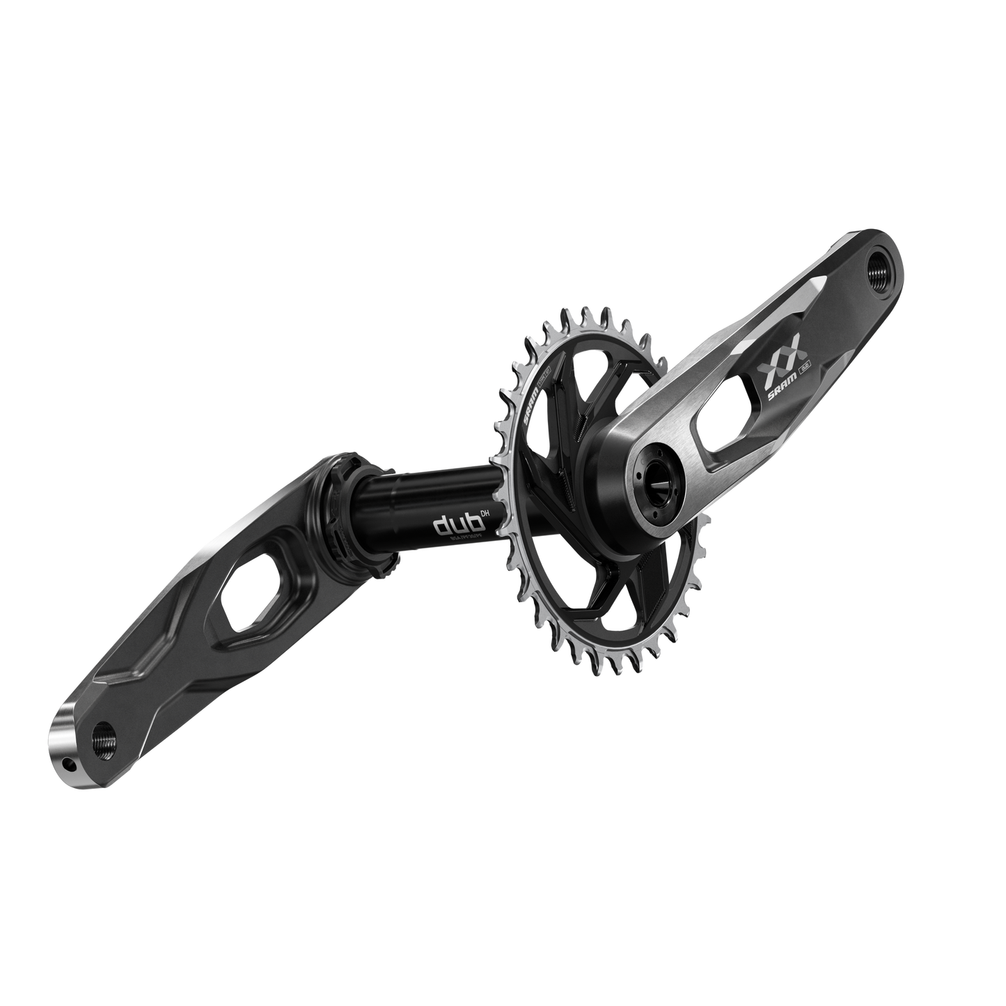 SRAM XX DH T-TYPE DUB 56,5mm 7V Mono crankstel